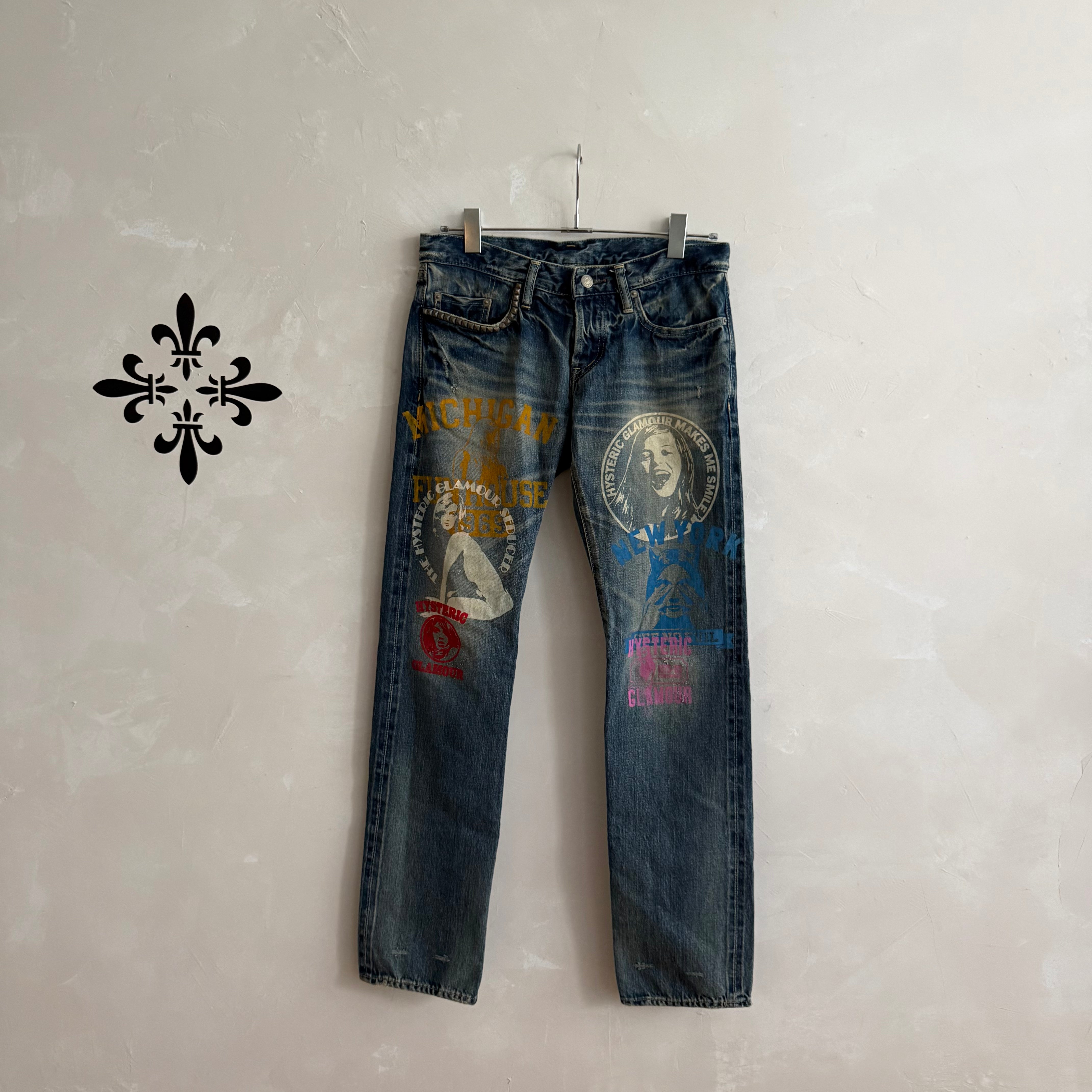 Hysteric Glamour Printed Jeans