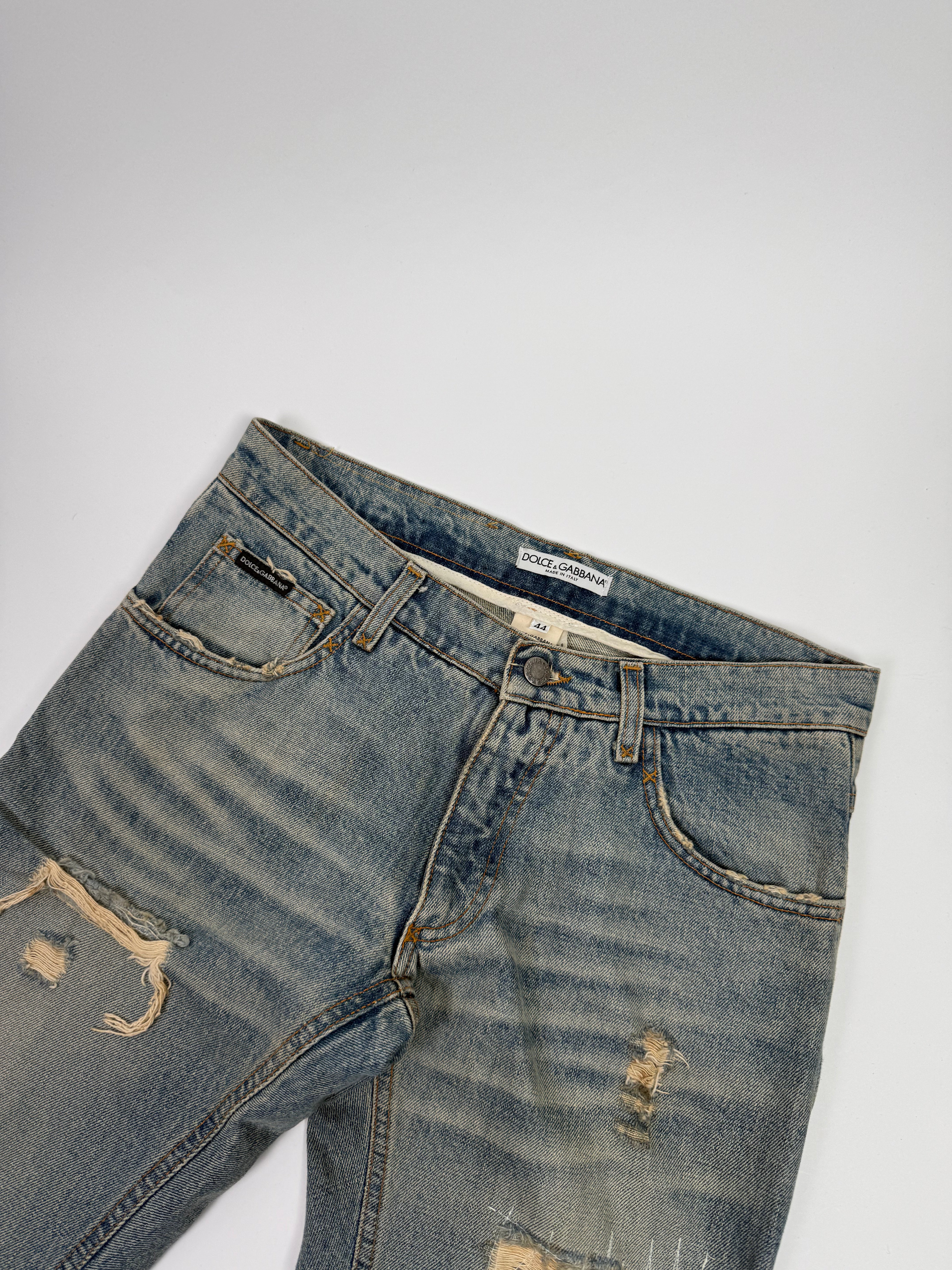 Dolce & Gabbana Ripped Denim