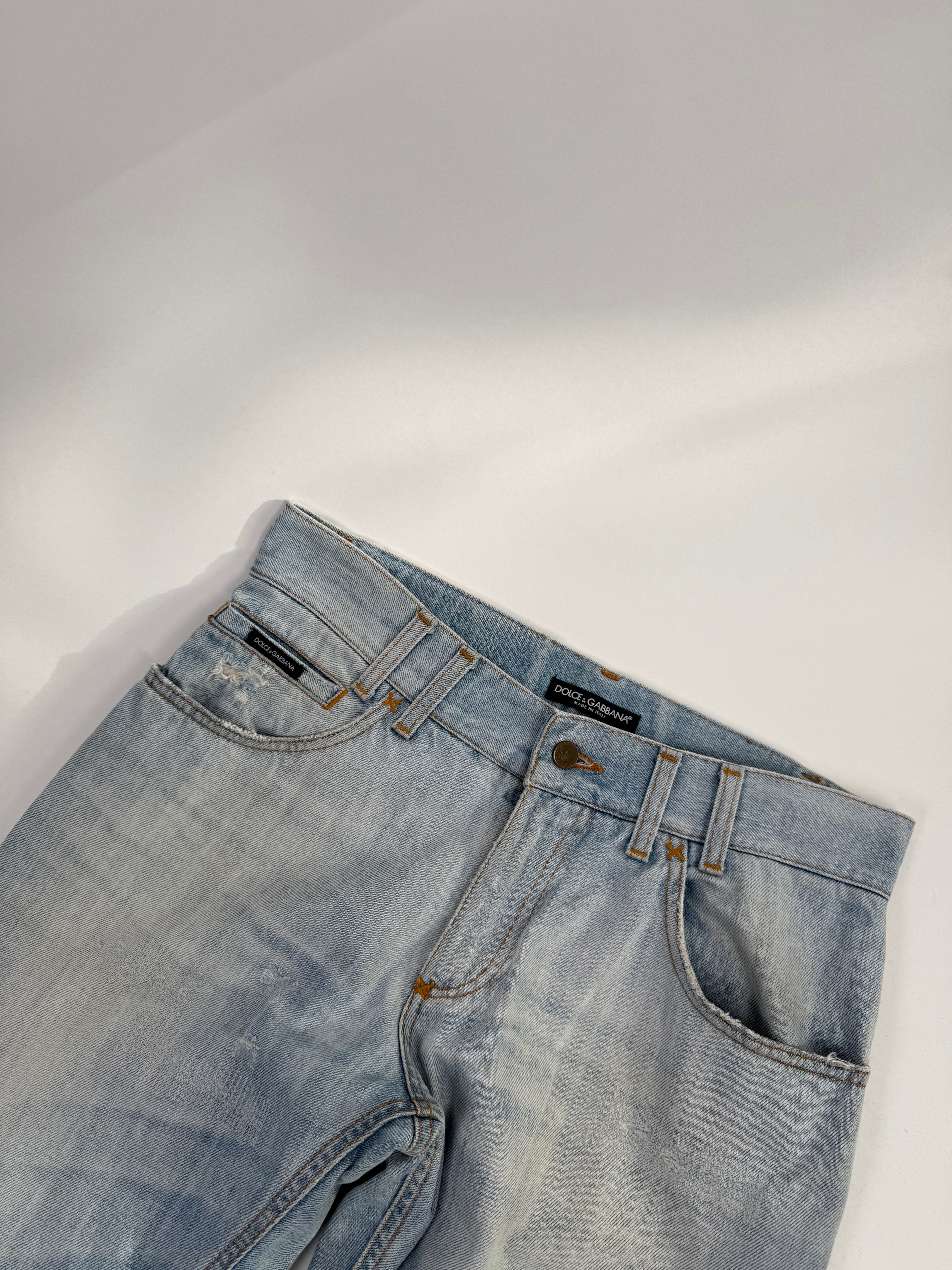 Dolce & Gabbana Ripped Denim