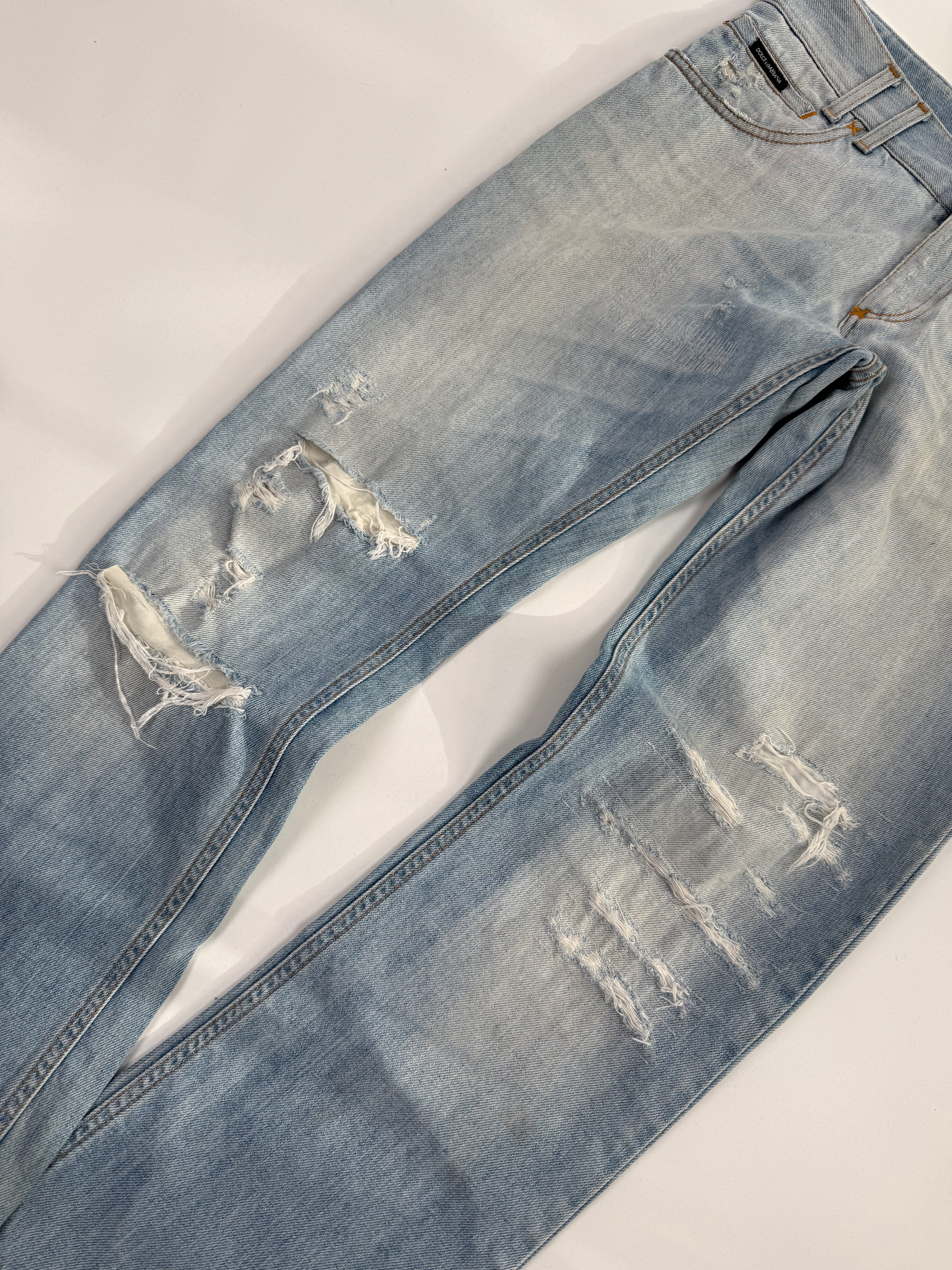 Dolce & Gabbana Ripped Denim