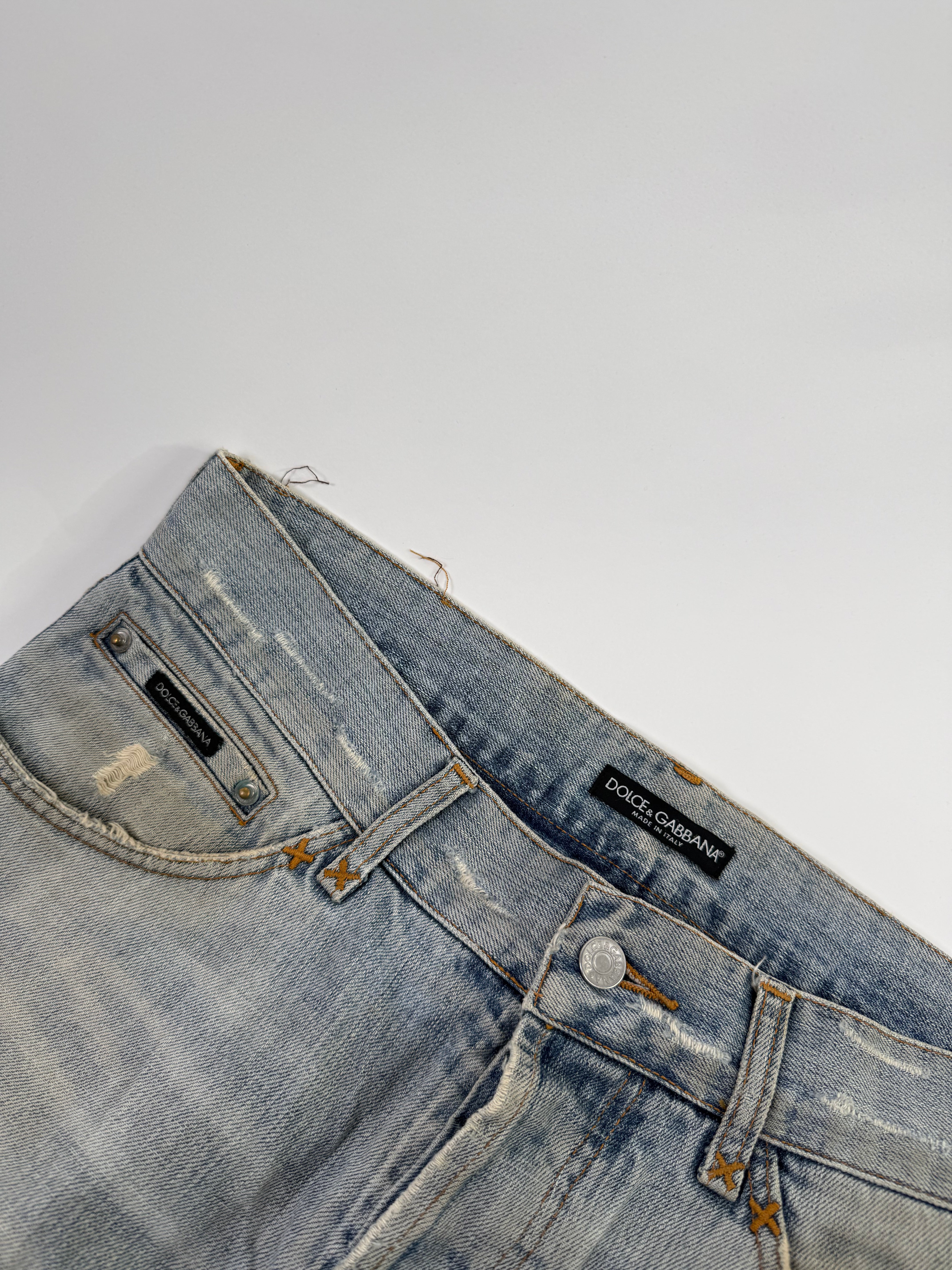 Dolce & Gabbana Ripped Denim