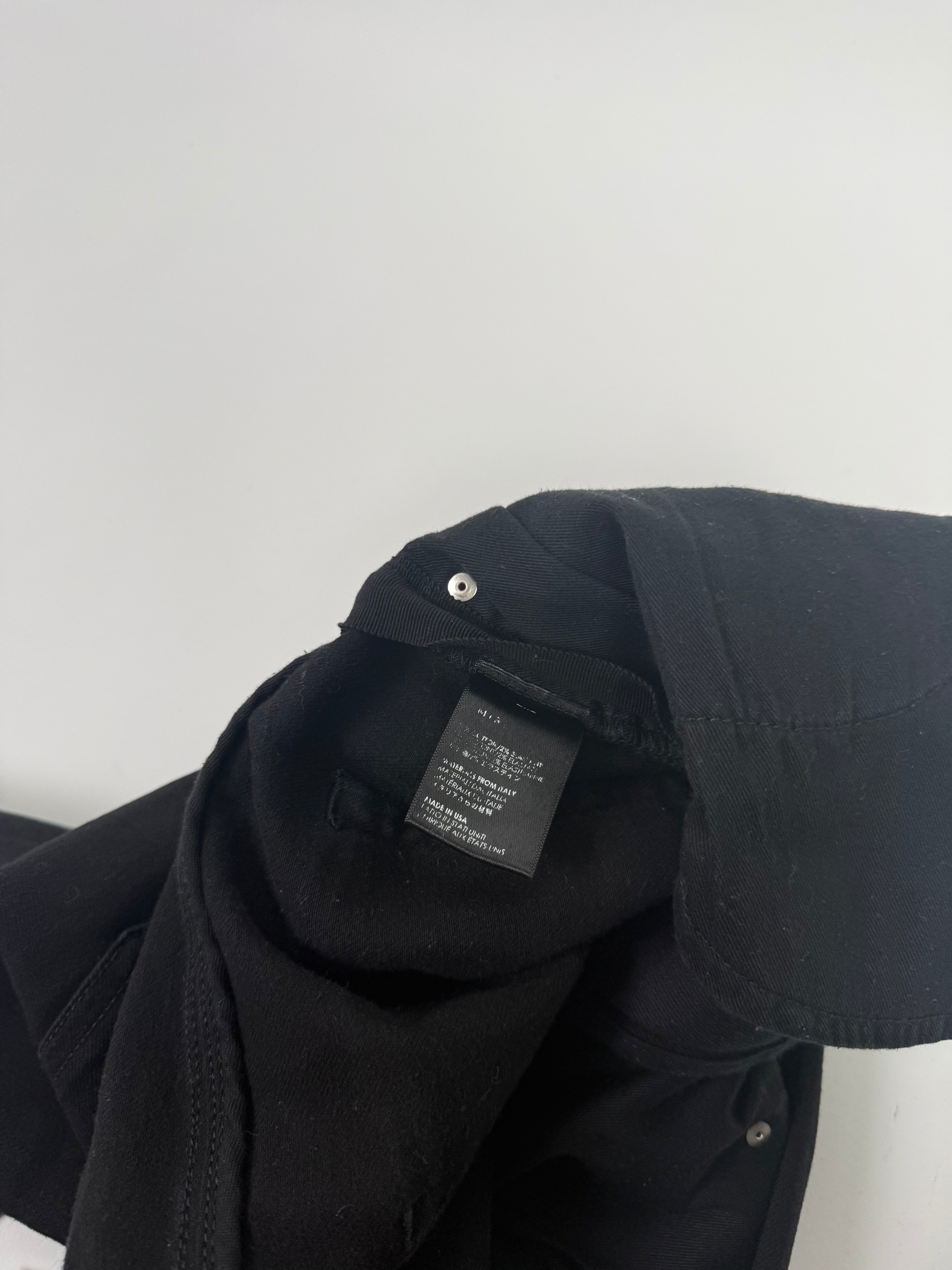 Amiri Ripped Black Jeans Zebra Pattern