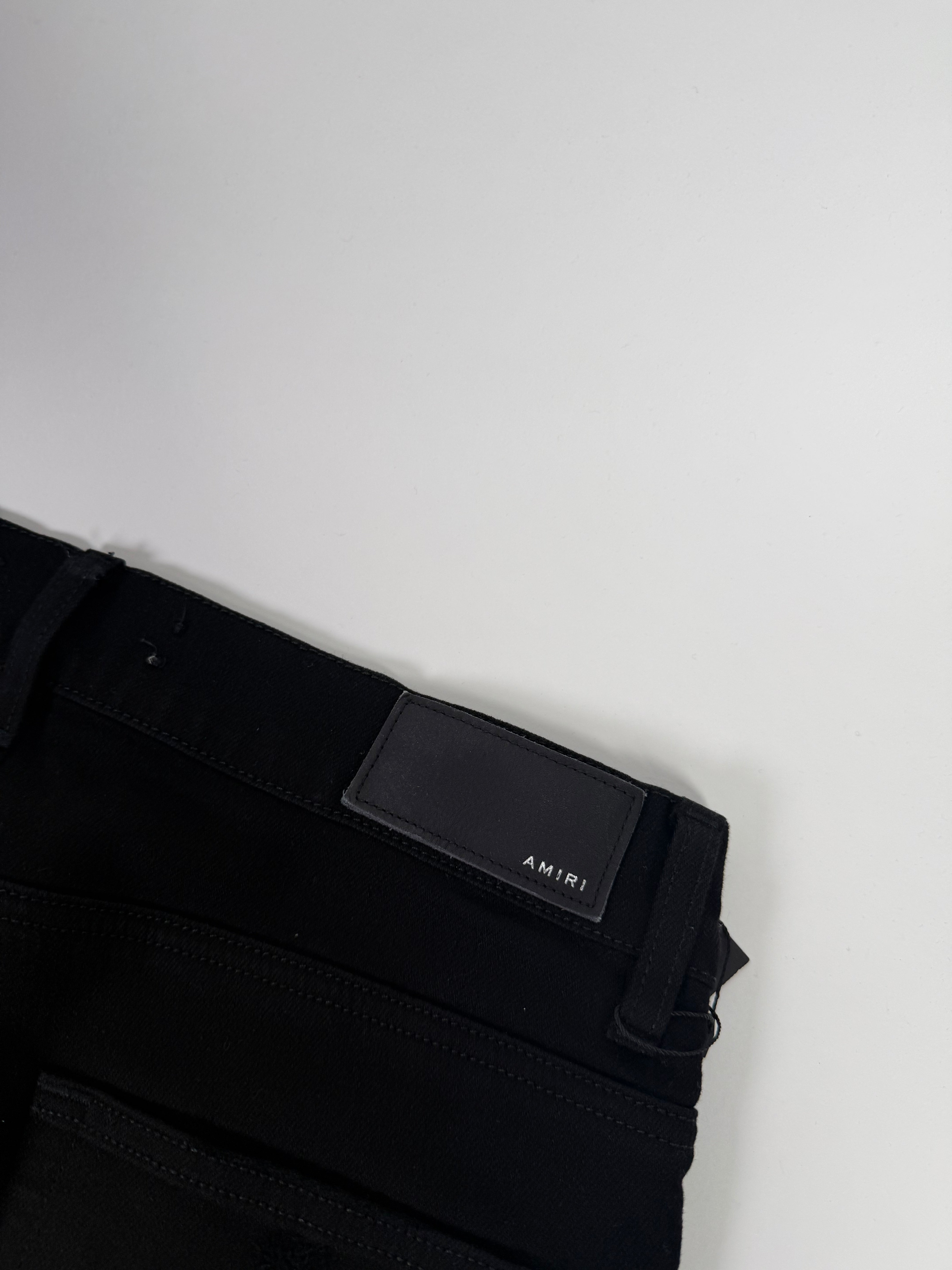 Amiri Ripped Black Jeans