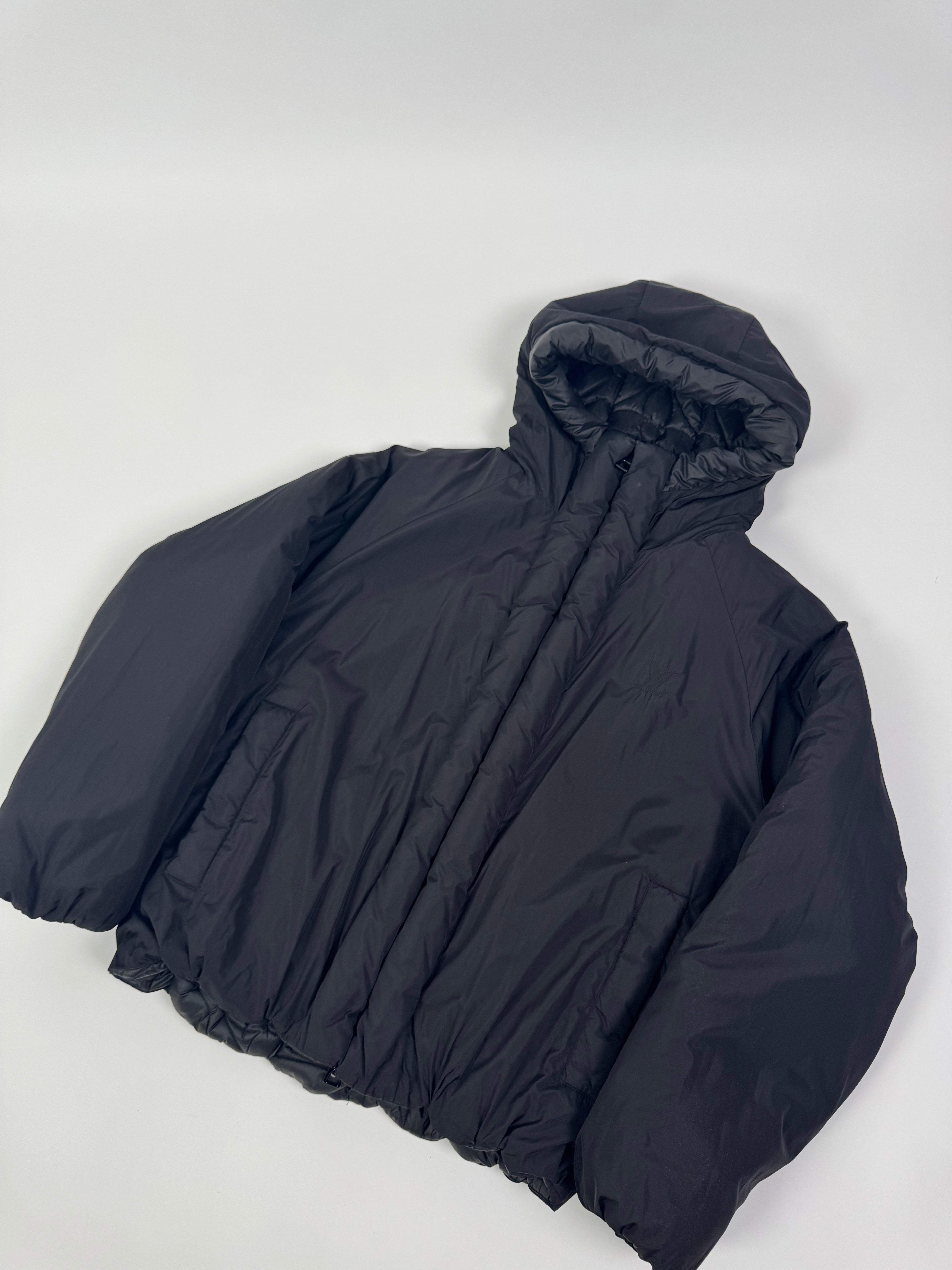 Louis Vuitton Black Flower Monogram Reversible Puffer Jacket