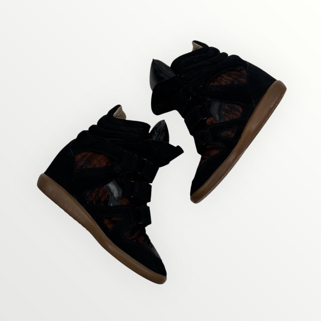 Isabel Marant Bekett Sneakers – Tiger Pattern Size 38