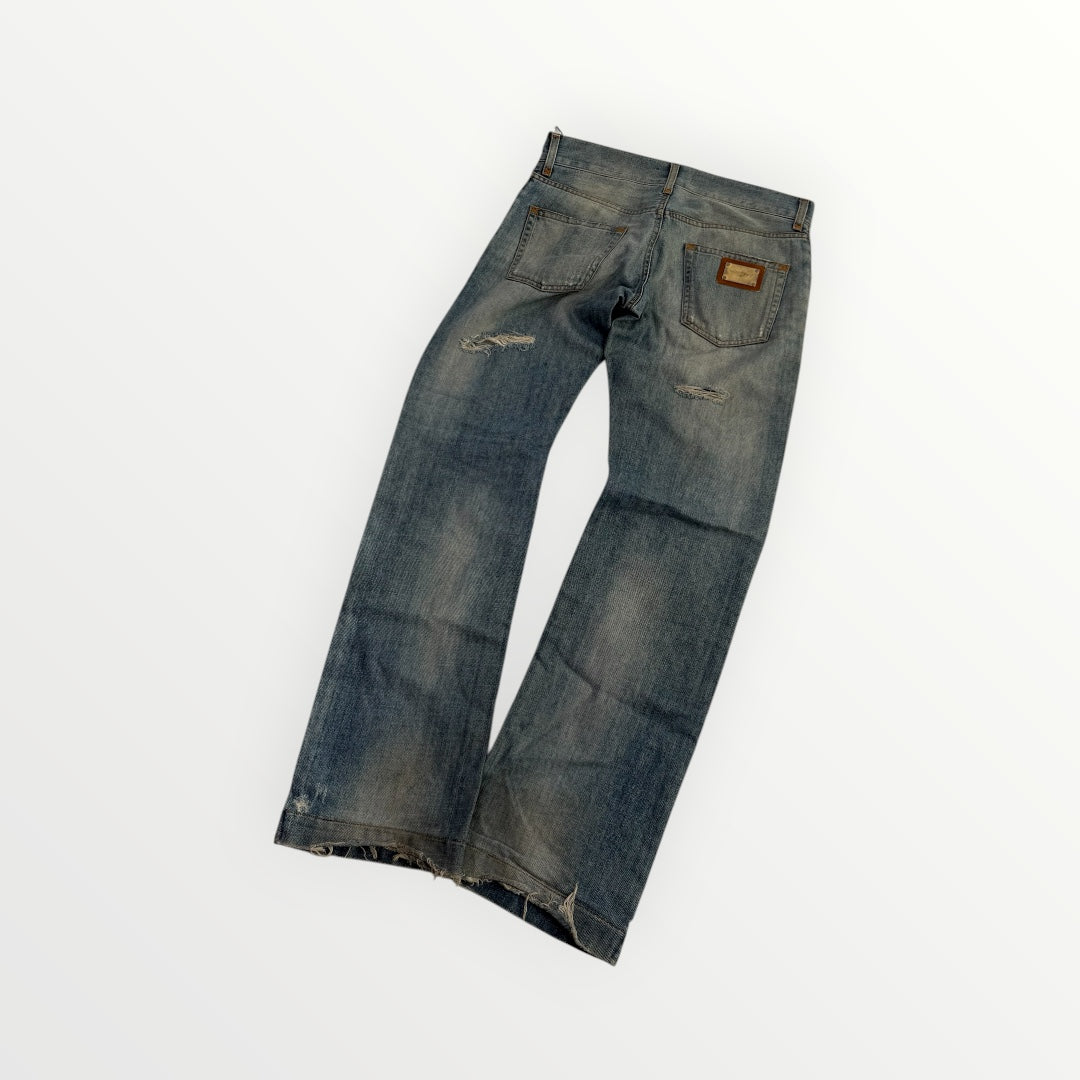 Dolce & Gabbana Ripped Denim
