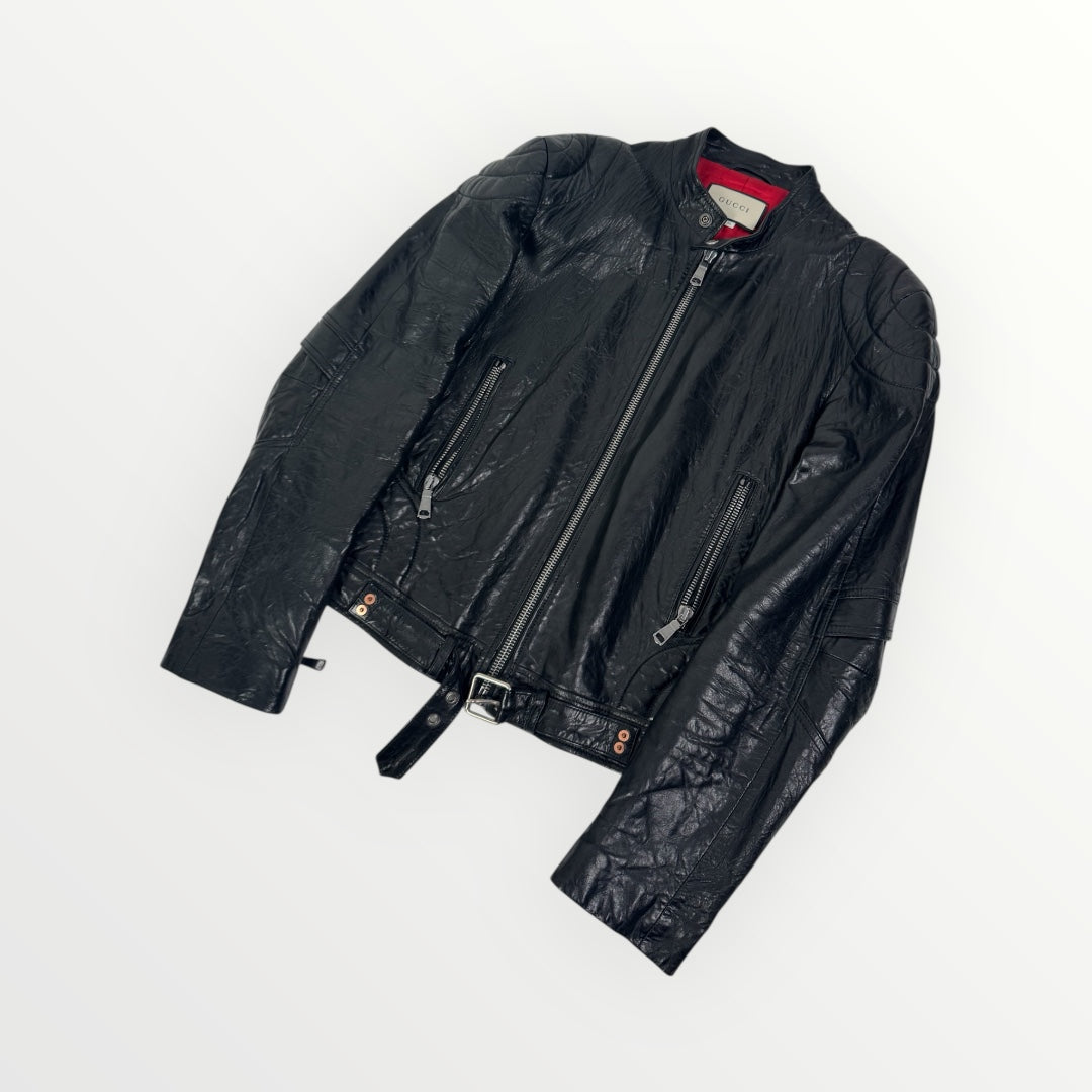 Gucci Leather Biker Jacket