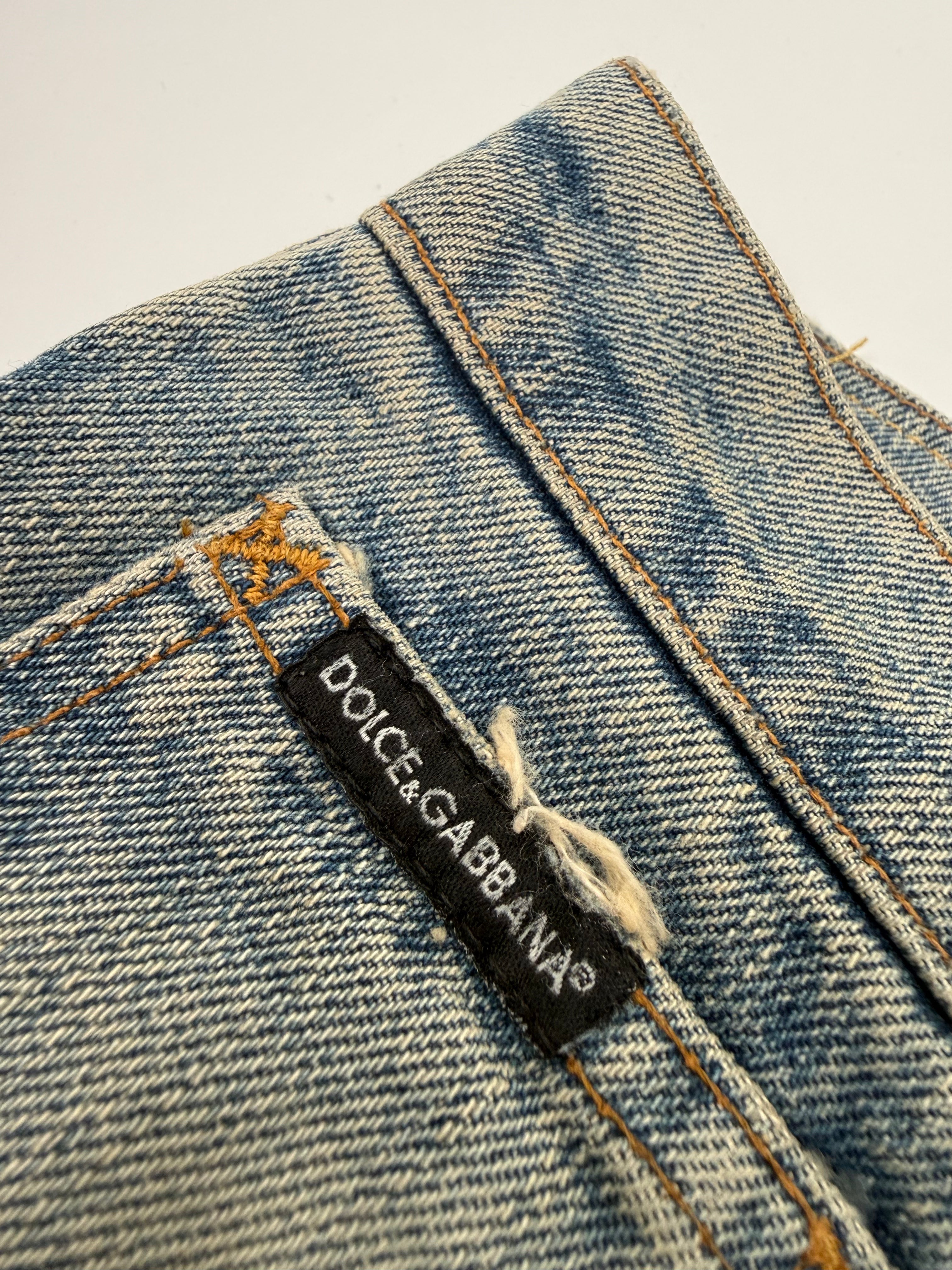 Dolce & Gabbana Ripped Denim