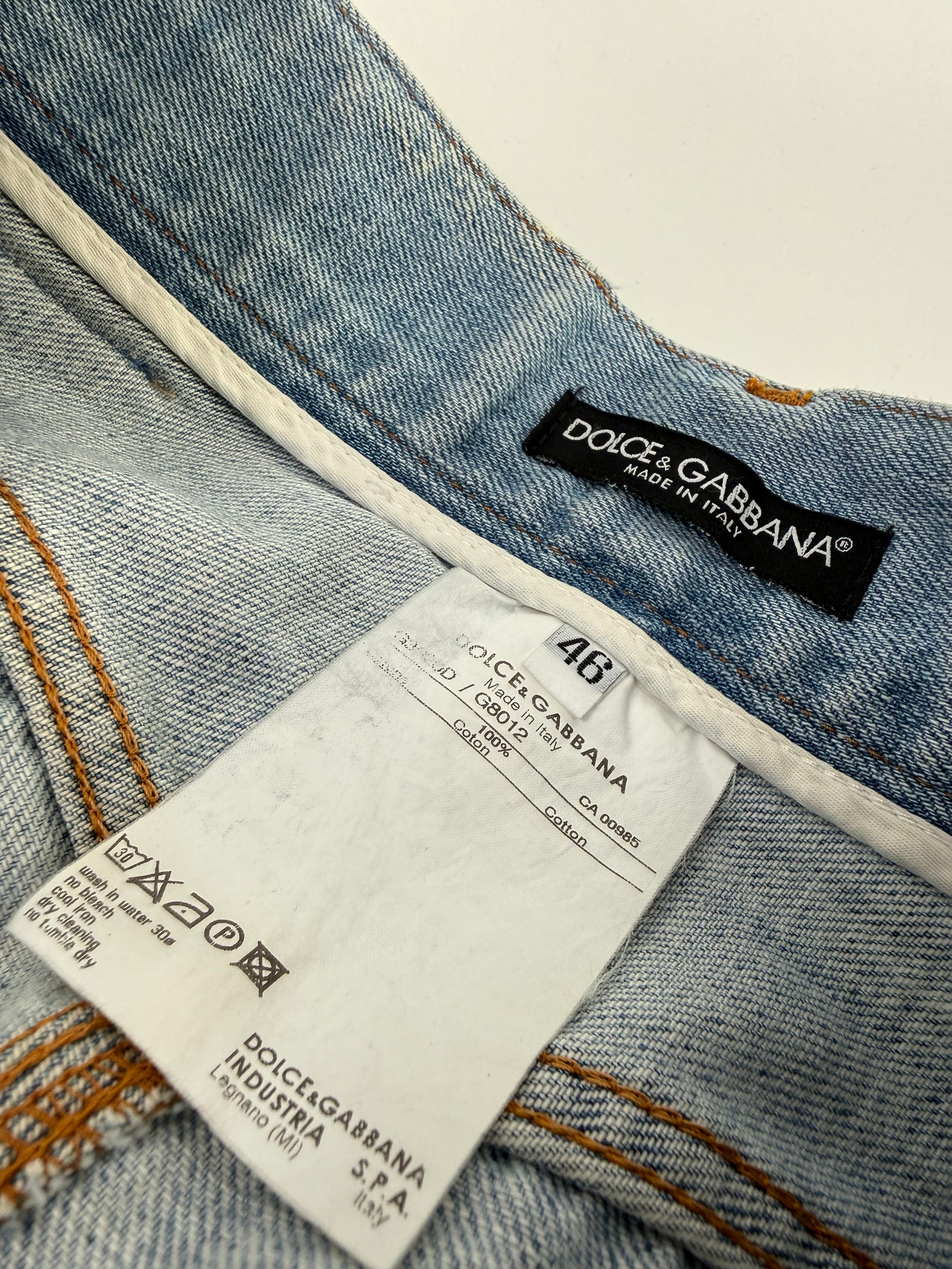 Dolce & Gabbana Ripped Denim