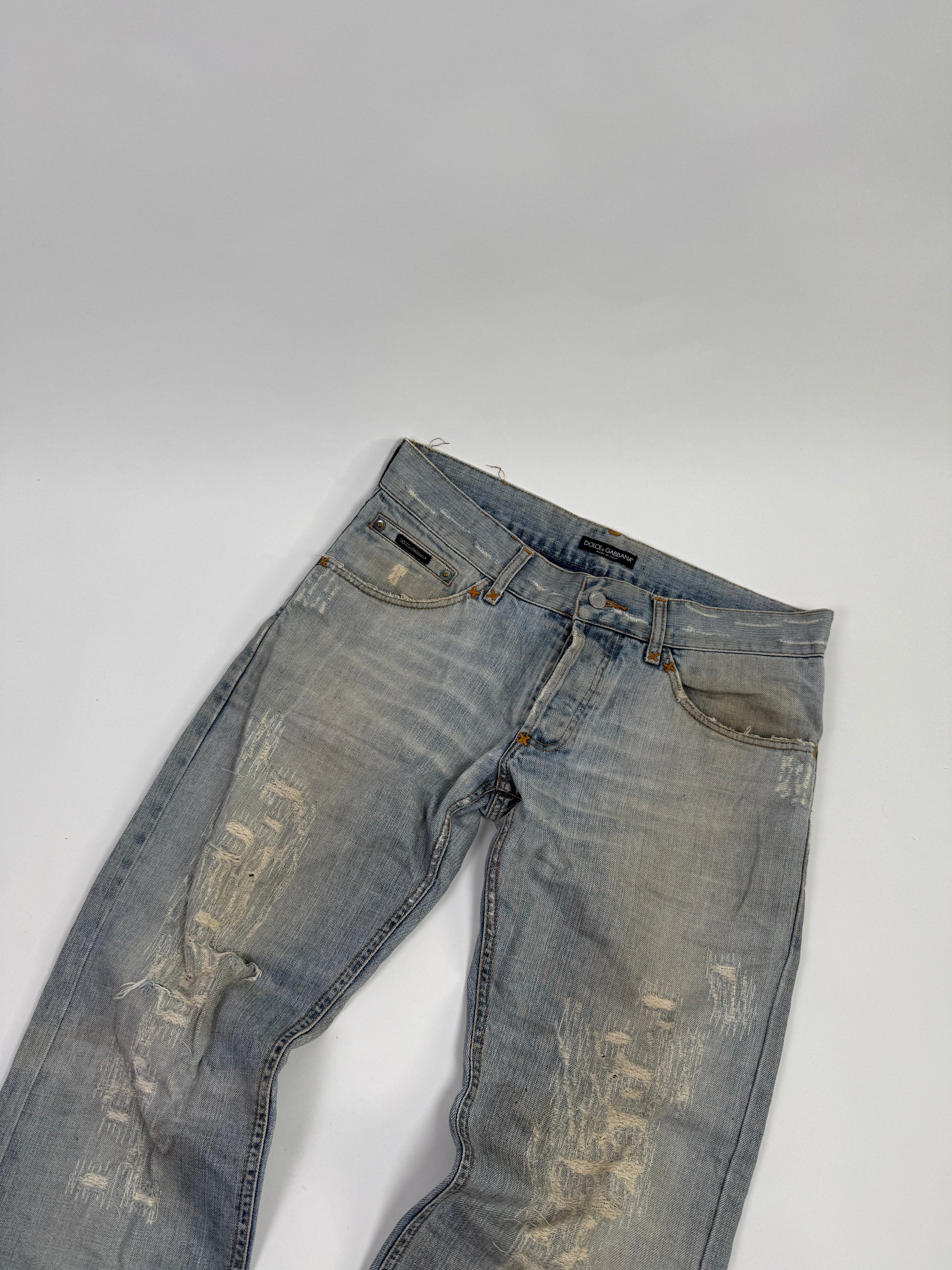 Dolce & Gabbana Ripped Denim