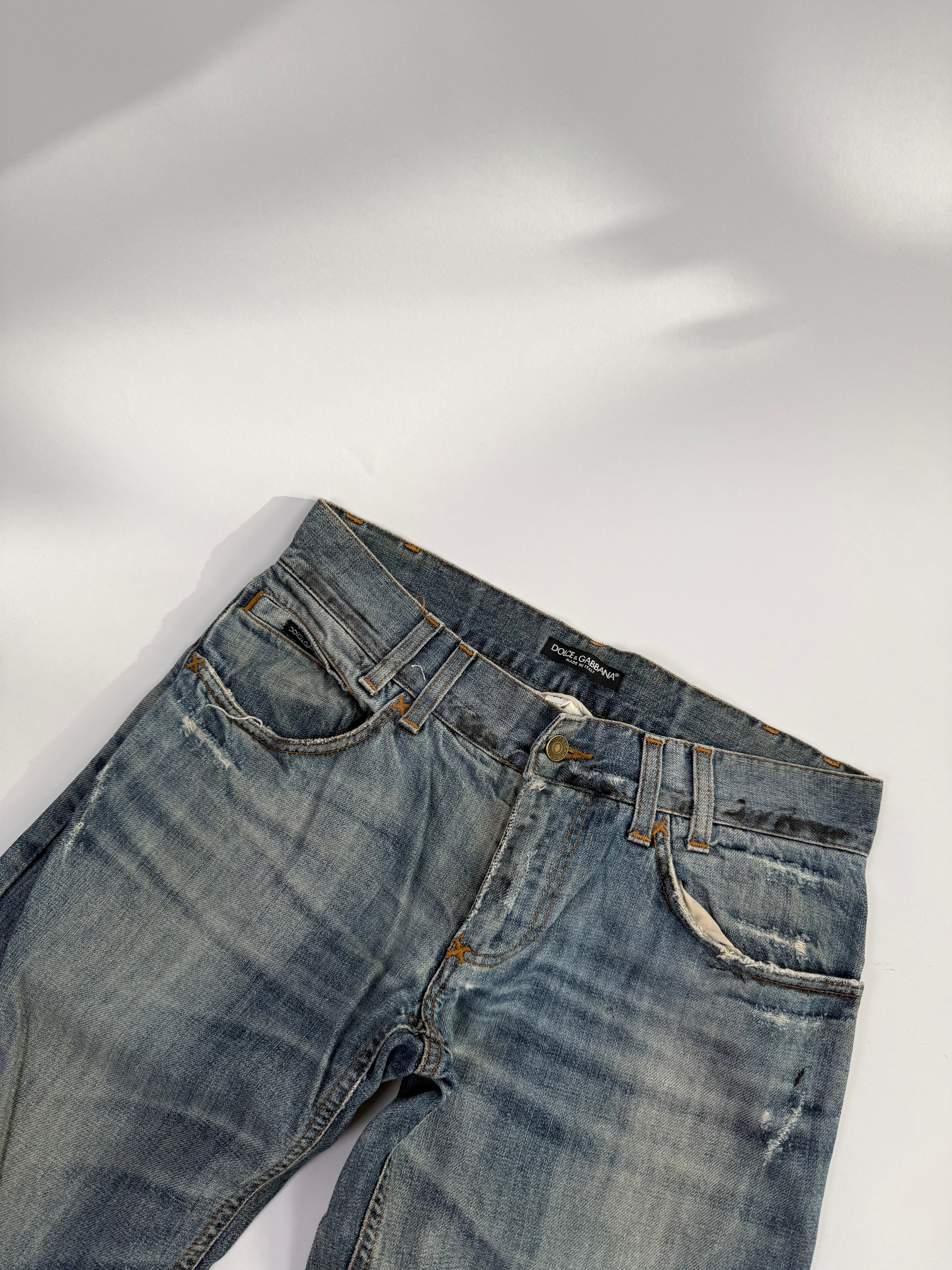Dolce & Gabbana Ripped Denim