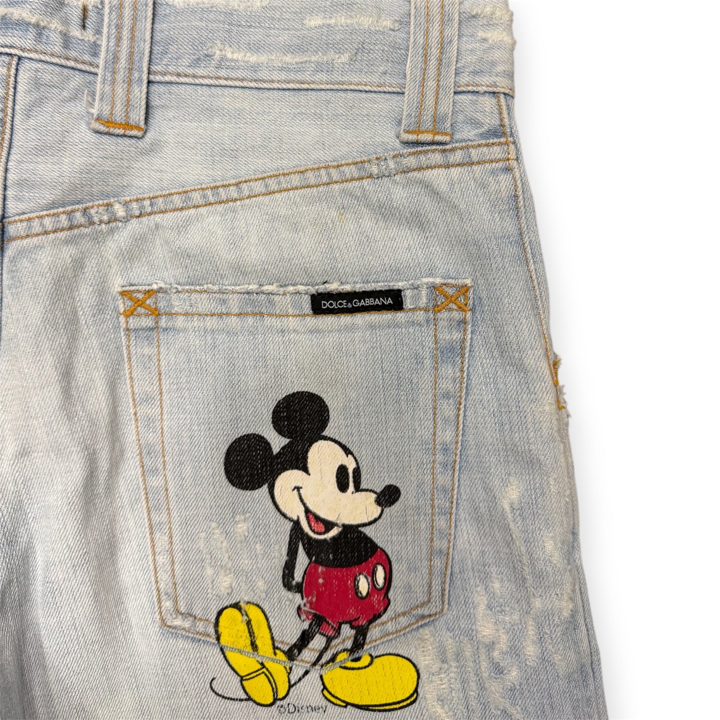 Dolce & Gabbana Mickey Mouse Jeans