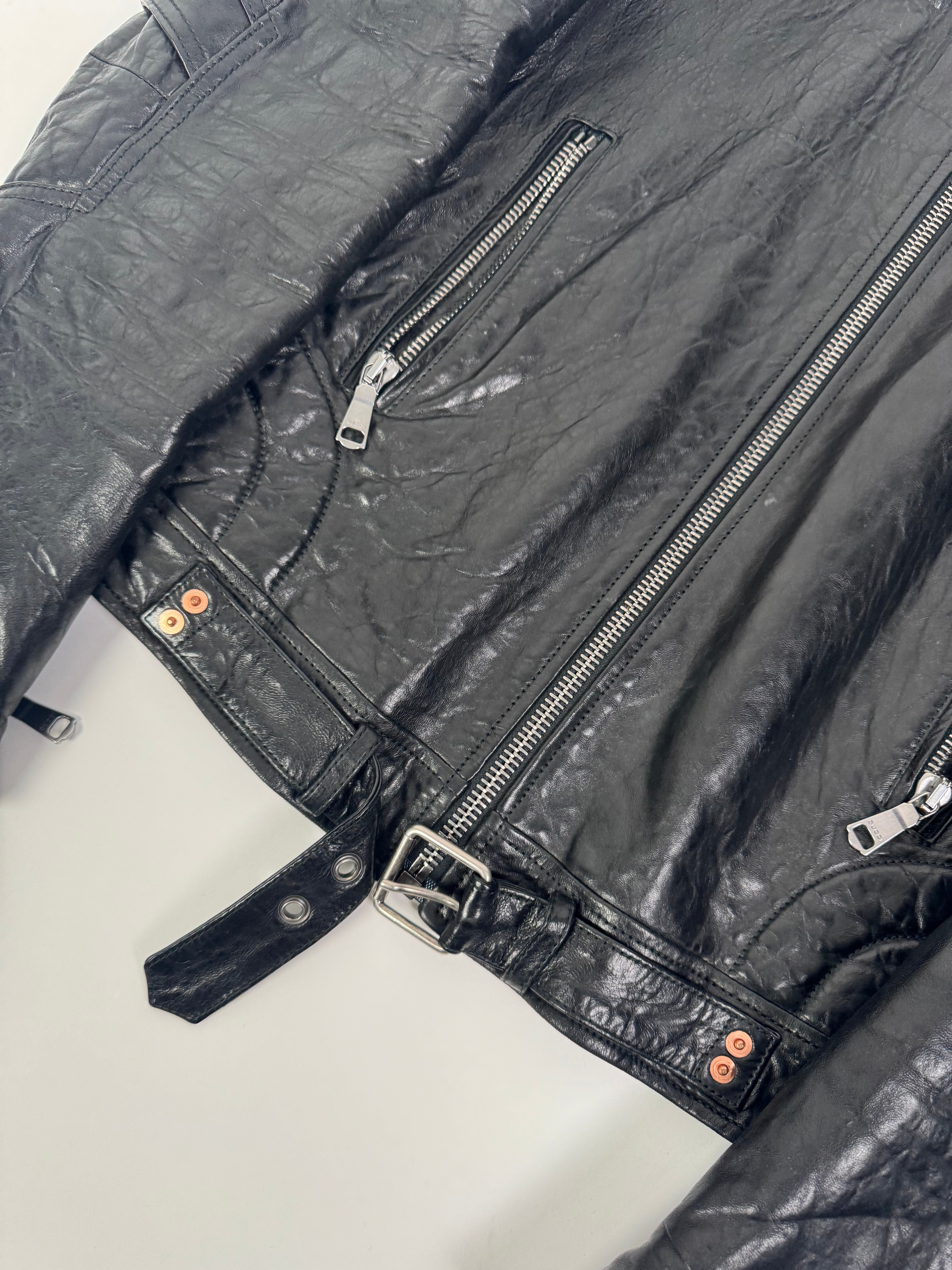 Gucci Leather Biker Jacket