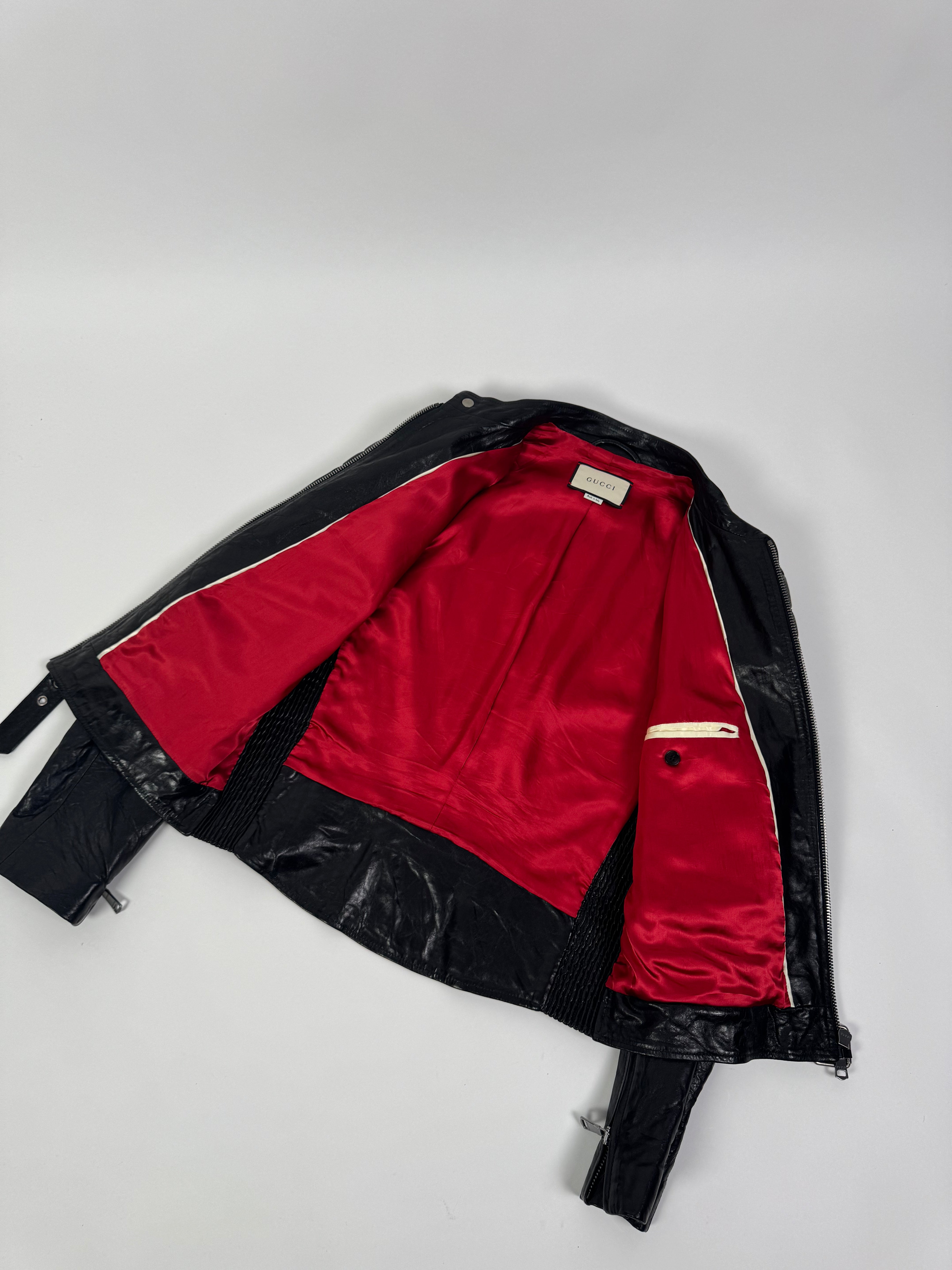 Gucci Leather Biker Jacket