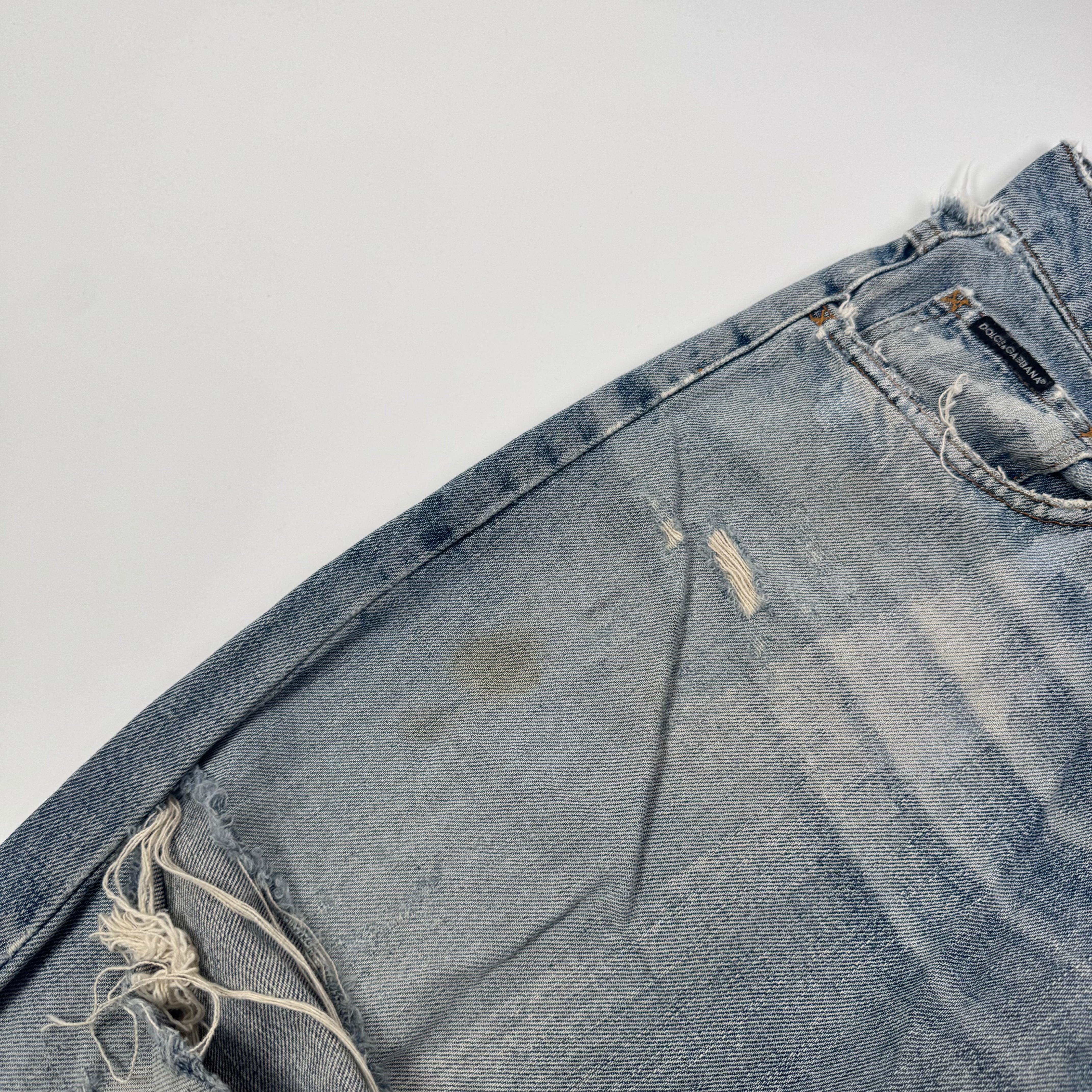 Dolce & Gabbana Ripped Denim