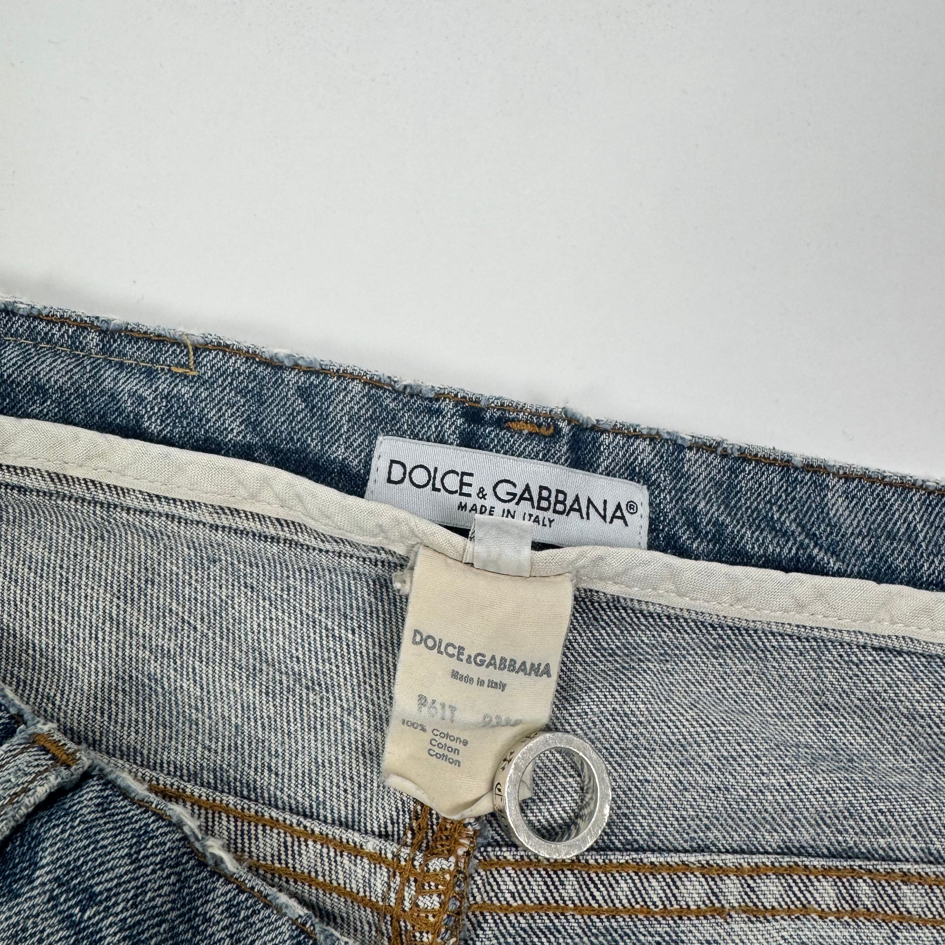Dolce & Gabbana Ripped Denim