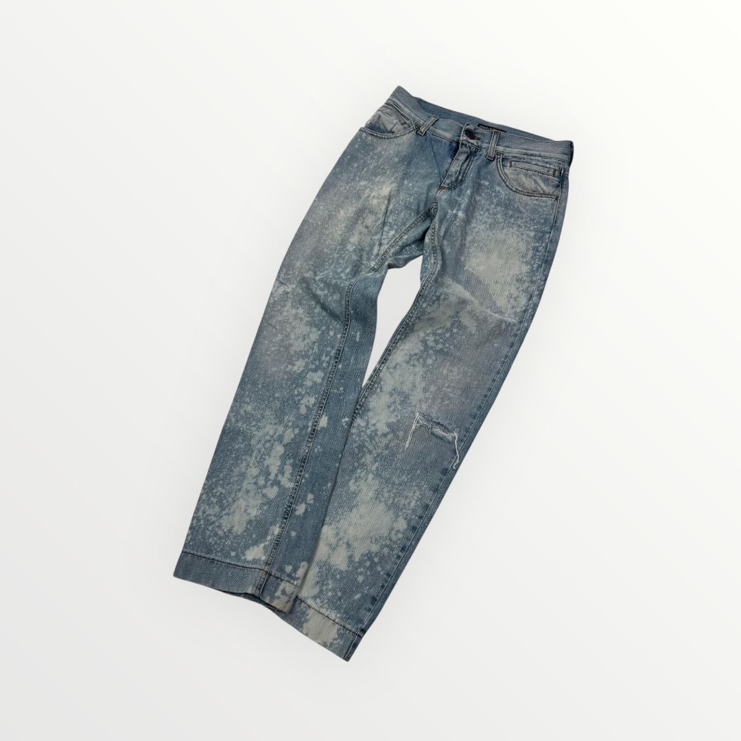 Dolce & Gabbana Bleached Denim