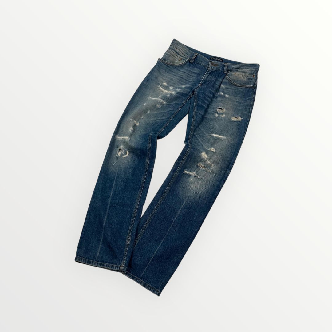 Dolce & Gabbana Ripped Denim