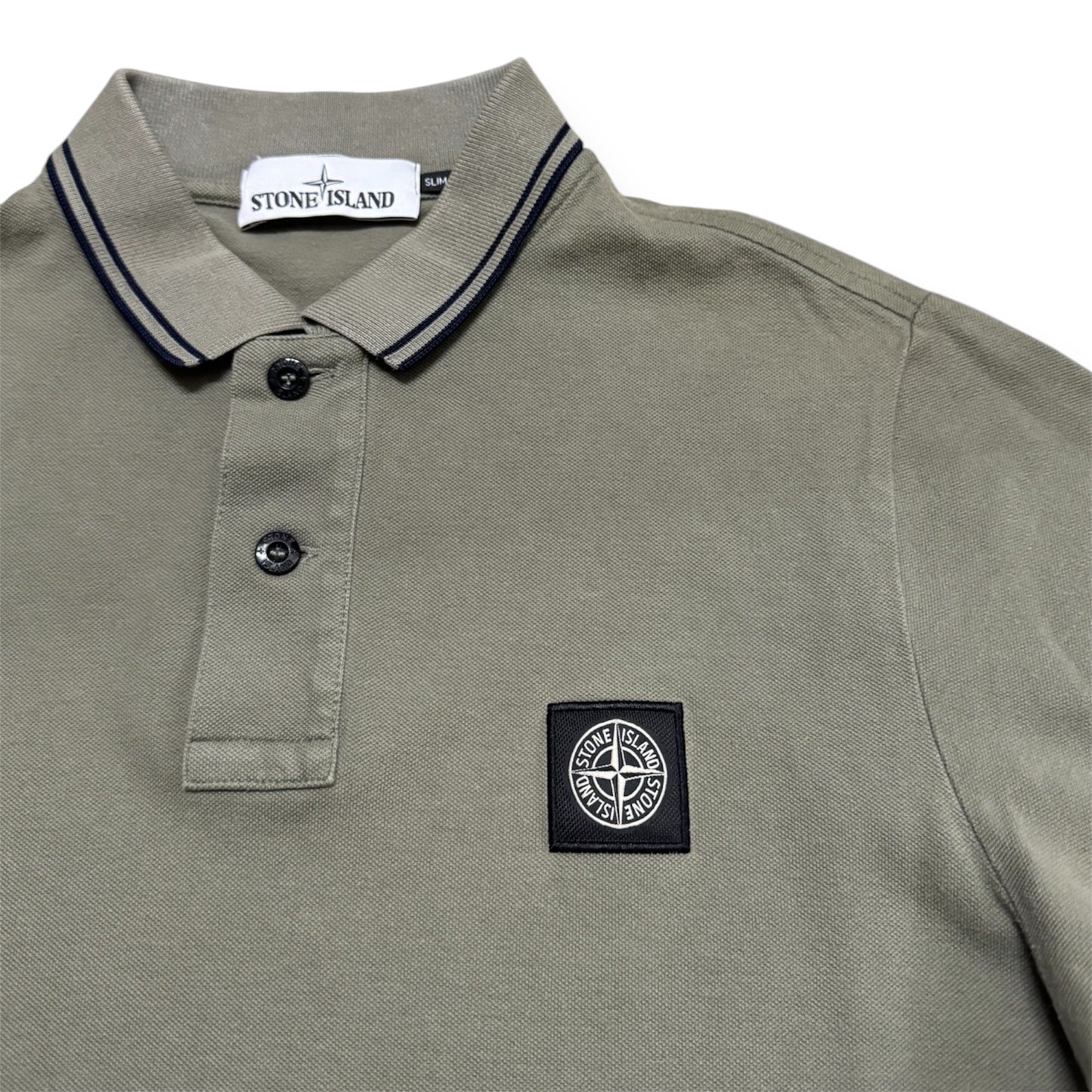 Stone Island Slim Fit Polo Shirt Green