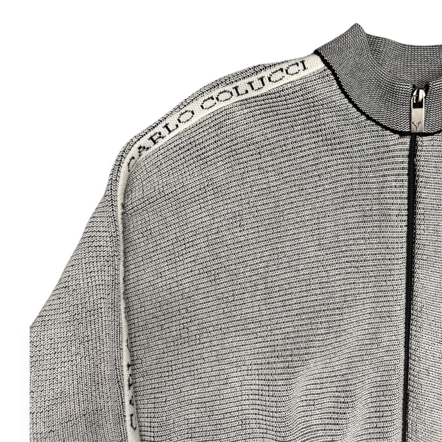 Carlo Colucci Knit Jacket Grey