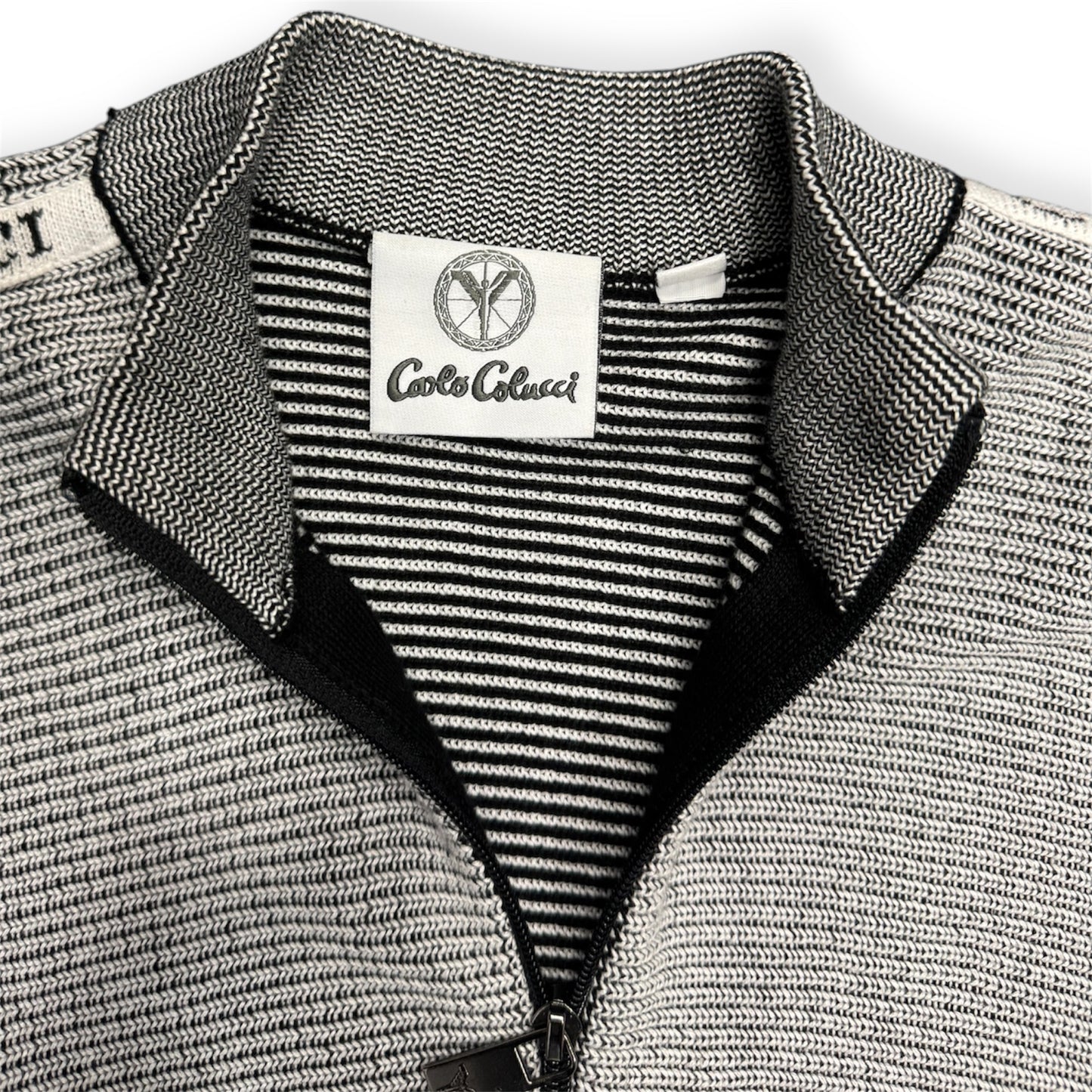 Carlo Colucci Knit Jacket Grey