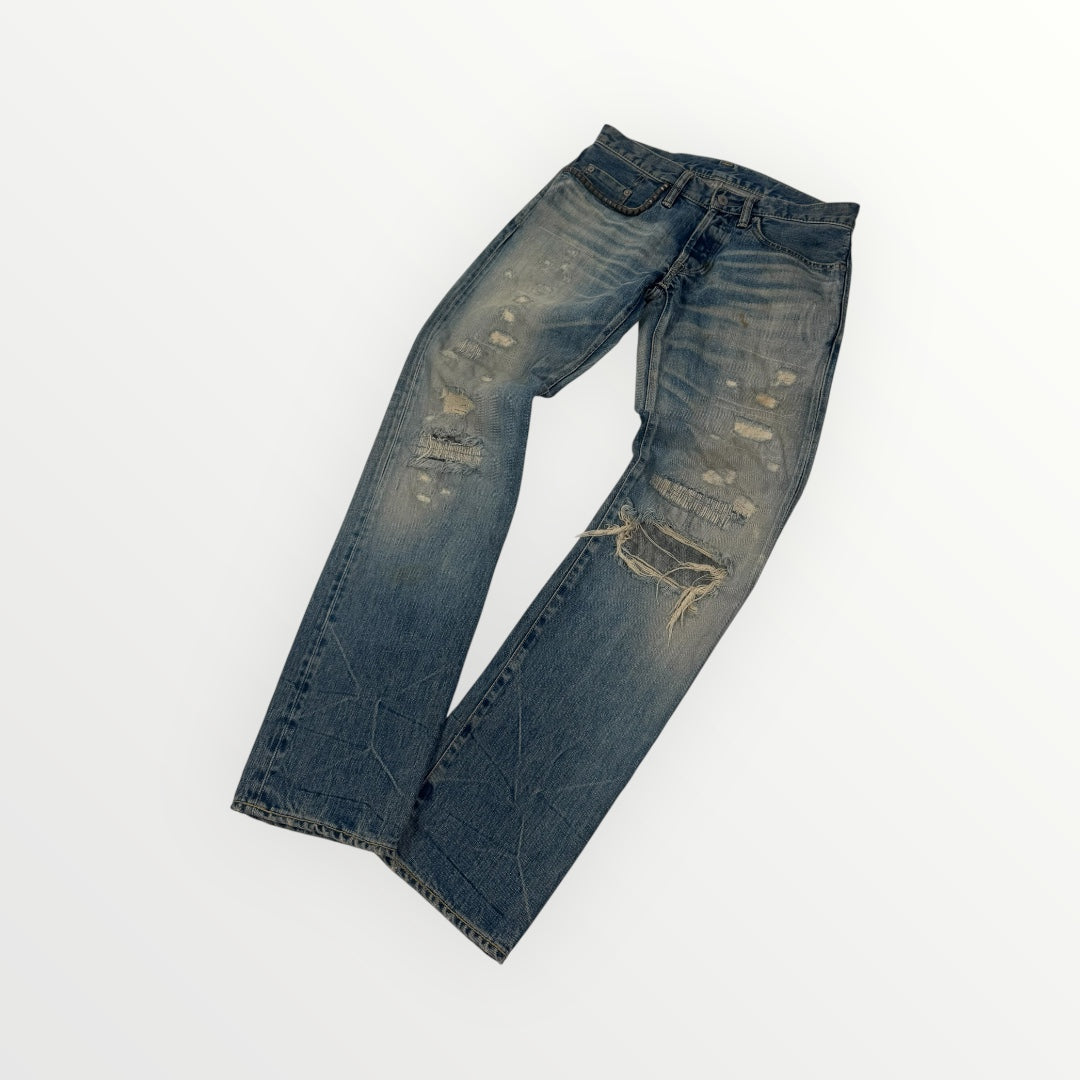 Hysteric Glamour Ripped Jeans