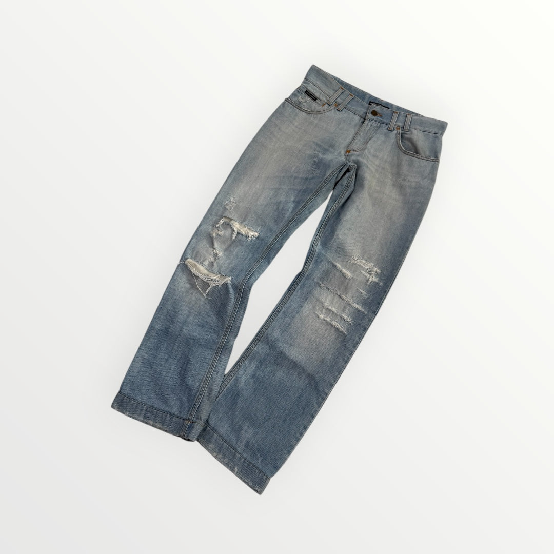 Dolce & Gabbana Ripped Denim