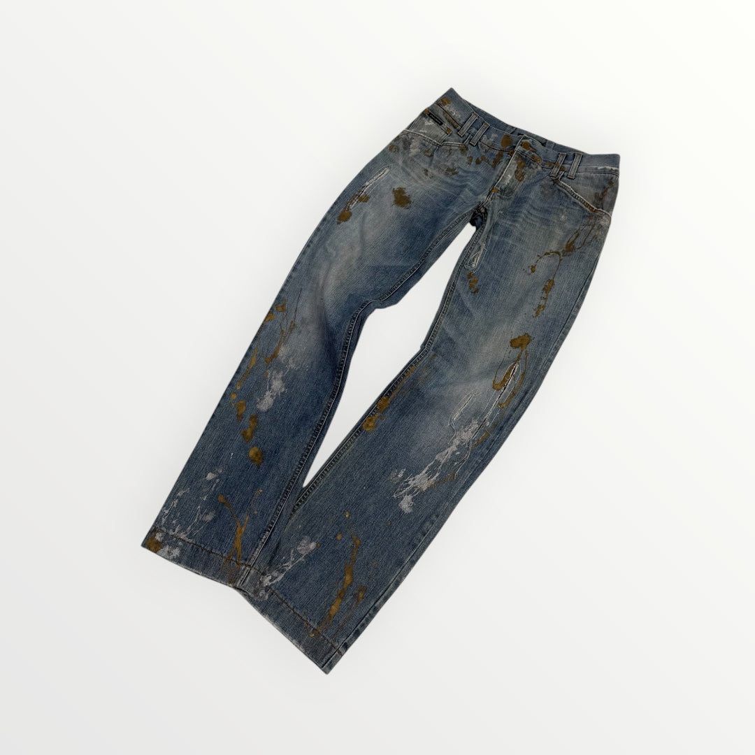 Dolce & Gabbana Painted Denim