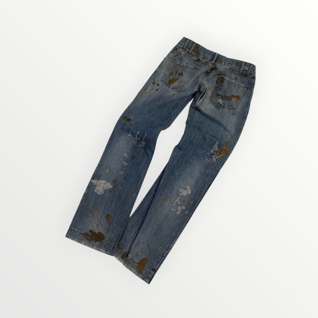 Dolce & Gabbana Painted Denim